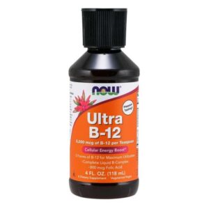 NOW Foods Vitamín B-12 Ultra liquid 118 ml odhadovaná cena: 10.5 EUR