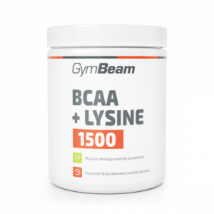 GymBeam BCAA 1500 + Lysine 300 tab. bez príchute odhadovaná cena: 18.95 EUR