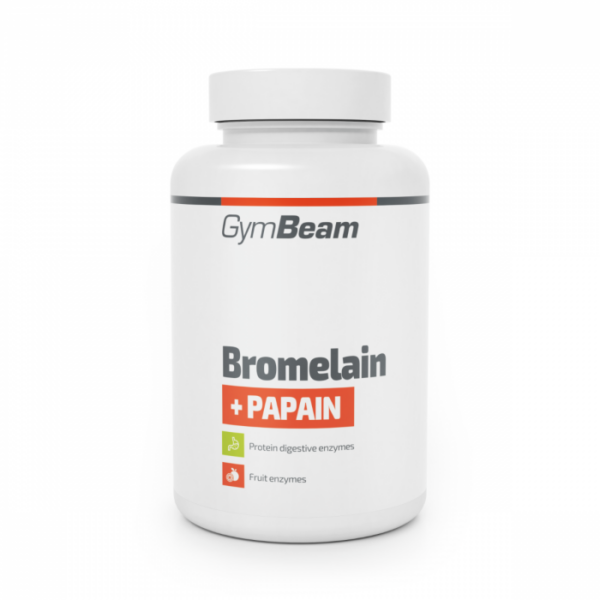 GymBeam Bromelain Papain 20 x 2,8 g90 kaps. bez príchute odhadovaná cena: 9.95 EUR