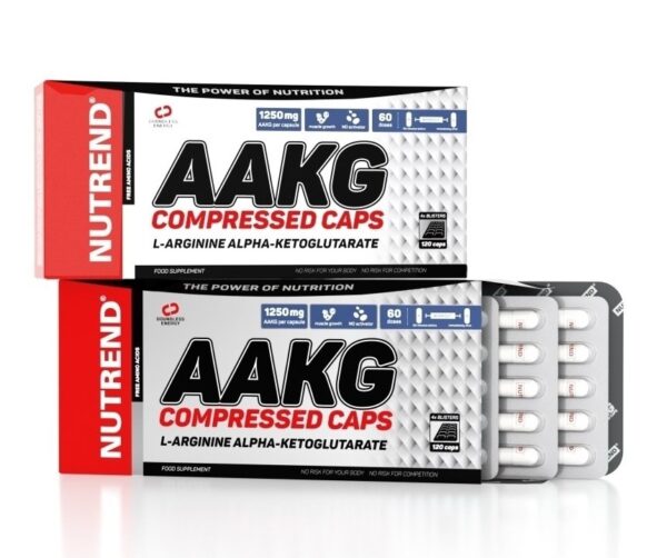 AAKG Compressed Caps – Nutrend 120 kaps. odhadovaná cena: 17,90 EUR