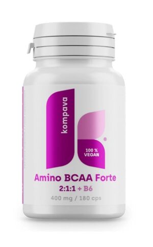 Amino BCAA Forte – Kompava 180 kaps. odhadovaná cena: 26,90 EUR