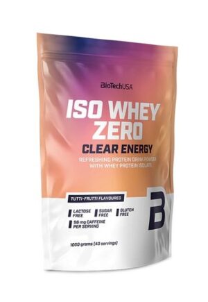 Iso Whey Zero Clear Energy – Biotech USA 1000 g Tutti Frutti odhadovaná cena: 58,90 EUR