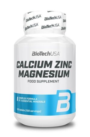 Calcium Zinc Magnesium – Biotech USA 100 tbl odhadovaná cena: 11,90 EUR