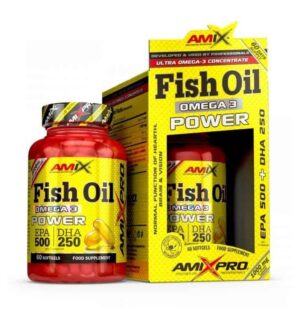 Fish Oil Omega 3 POWER – Amix 60 kaps. odhadovaná cena: 19,90 EUR