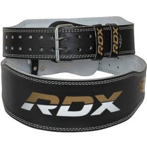 RDX Sports Fitness opasok 6“ Leather Black/Gold  XXL odhadovaná cena: 43.95 EUR