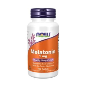 Now Foods Melatonín 1 mg 100 tab. odhadovaná cena: 7.95 EUR