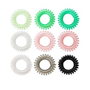 BeastPink Set špirálových gumičiek do vlasov Green mix odhadovaná cena: 2.95 EUR
