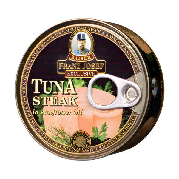 Franz Josef Kaiser Tuniak steak v slnečnicovom oleji 24 x 170 g odhadovaná cena: 42.95 EUR