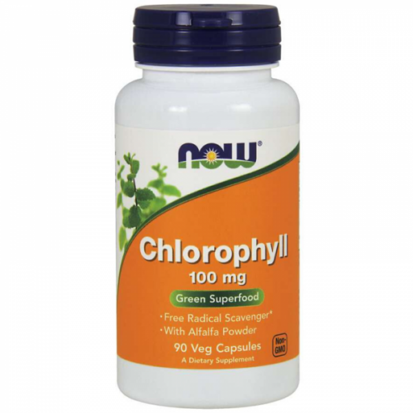 Now Foods Chlorofyl 100 mg 90 kaps. odhadovaná cena: 16.95 EUR