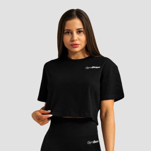 GymBeam Dámske tričko Cropped Limitless Black  XSXS odhadovaná cena: 17.95 EUR
