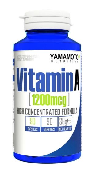 Vitamin A 1200 mcg – Yamamoto  90 kaps. odhadovaná cena: 12,90 EUR