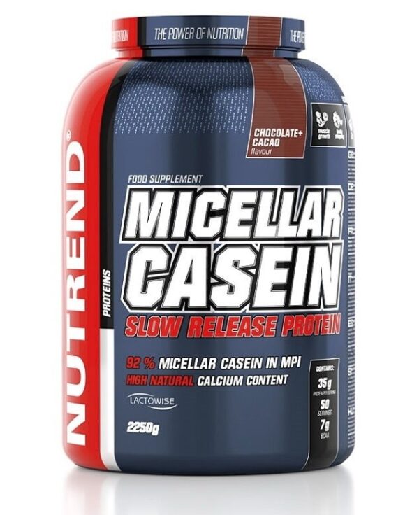 Micellar Casein – Nutrend 2250 g Čokoláda+Kakao odhadovaná cena: 79,90 EUR