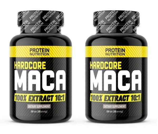 1+1 Zadarmo: Hardcore Maca – Protein Nutrition 100 tbl. + 100 tbl. odhadovaná cena: 29,90 EUR