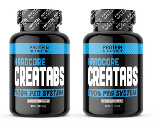 1+1 Zadarmo: Hardcore CreaTabs – Protein Nutrition 100 tbl. + 100 tbl. odhadovaná cena: 26,90 EUR