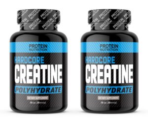 1+1 Zadarmo: Hardcore Creatine Polyhydrate – Protein Nutrition 100 kaps. + 100 kaps. odhadovaná cena: 33,90 EUR