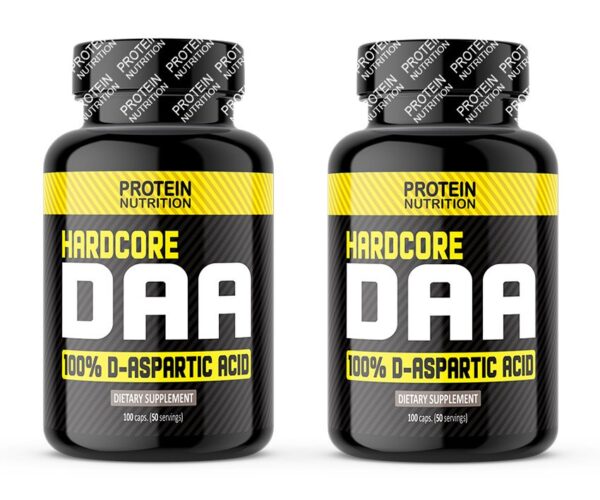 1+1 Zadarmo: Hardcore DAA – Protein Nutrition 100 kaps. + 100 kaps. odhadovaná cena: 29,90 EUR
