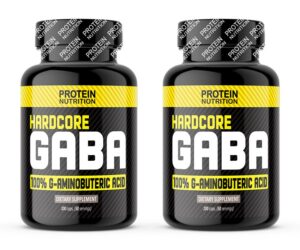 1+1 Zadarmo: Hardcore GABA – Protein Nutrition 100 kaps. + 100 kaps. odhadovaná cena: 29,90 EUR