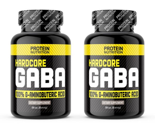 1+1 Zadarmo: Hardcore GABA – Protein Nutrition 100 kaps. + 100 kaps. odhadovaná cena: 29,90 EUR