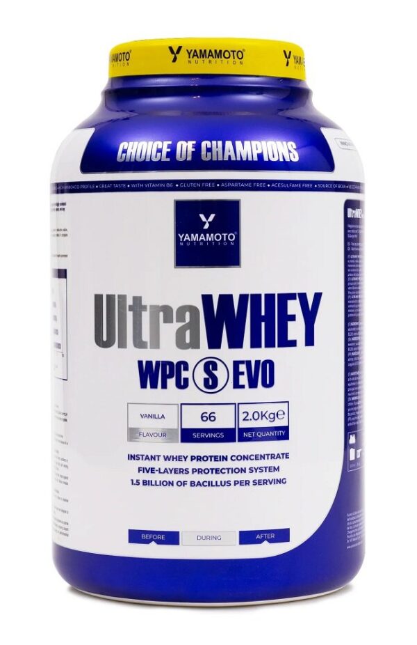 UltraWHEY WPC S EVO – Yamamoto 2000 g Cookies odhadovaná cena: 69,90 EUR