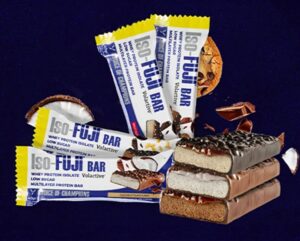 Tyčinka: Iso-FUJI BAR – Yamamoto 40 g Vanilla+Choco Brownie odhadovaná cena: 2,50 EUR