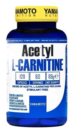 Acetyl L-Carnitine – Yamamoto  120 kaps. odhadovaná cena: 24,90 EUR