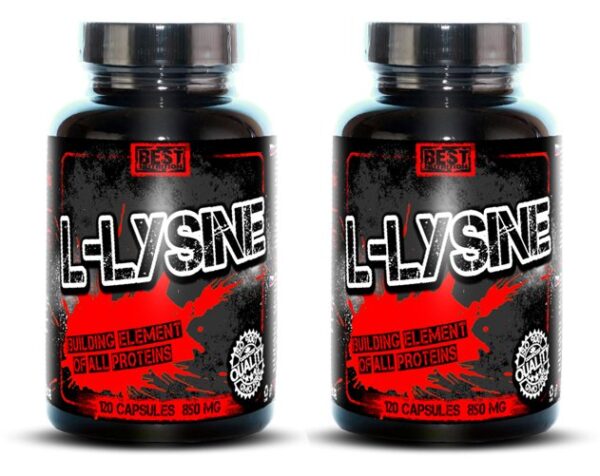 1+1 Zadarmo: L-Lysine od Best Nutrition 120 kaps. + 120 kaps. odhadovaná cena: 16,90 EUR