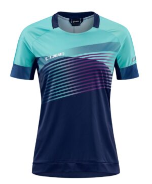 Cube Teamline Round Neck Jersey W Veľkosť: XS, Cyklistické chrániče, Velikosť: XS odhadovaná cena: 59.95 EUR (€)