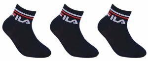 Fila Junior Quarter Plain 3P , Ponožky, Velikosť: 23-26 EUR odhadovaná cena: 6.95 EUR (€)