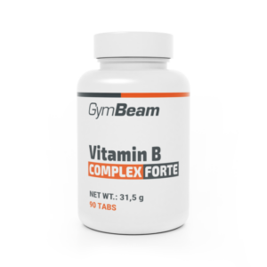 GymBeam Vitamín B-Complex Forte 90 tab. bez príchute odhadovaná cena: 6.5 EUR