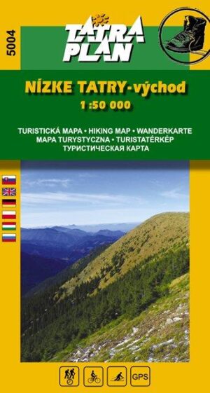 TATRAPLAN NÍZKE TATRY – východ 1:50 000, SJ , Mapa, Velikosť: Univerzálna veľkosť odhadovaná cena: 6.95 EUR (€)