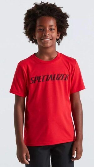 Specialized Wordmark T-Shirt Kids , Detský cyklodres, Velikosť: S odhadovaná cena: 14.95 EUR (€)
