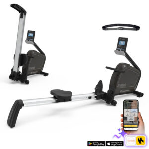 Veslovací trenažér inSPORTline RW60 čierna odhadovaná cena: 599.9 EUR