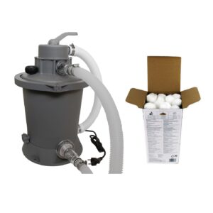 Akčný set – piesková filtrácia Standard Plus – prietok 3.785 l / h + filtračná nápln AVENLI Fiber Ball 400g odhadovaná cena: 113 EUR