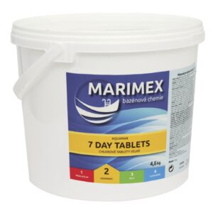 Bazénová chémia MARIMEX 7day tablets 4,6 kg odhadovaná cena: 36.2 EUR
