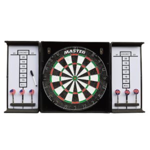 Hliníkový kabinet s terčom a šípkami MASTER odhadovaná cena: 61.8 EUR