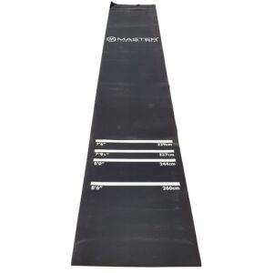 Podložka-koberec na šípky MASTER so vzdialenosťami – čierno-biely odhadovaná cena: 30 EUR