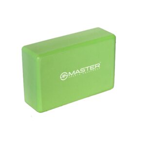 Jóga kocka MASTER Yoga Block 23 x 15 x 7,5 cm – zelená odhadovaná cena: 4 EUR