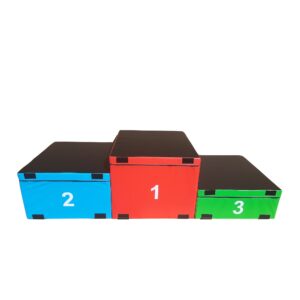 Stupne víťazov – set tréningových plyo boxov MASTER Soft 30, 45 a 60 cm odhadovaná cena: 360.5 EUR