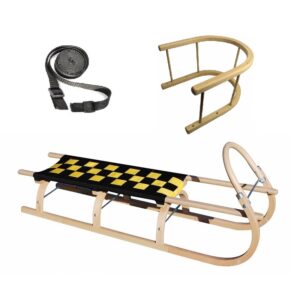 Sane drevené SULOV 67 dĺžka 125 cm + ohrádka + popruh odhadovaná cena: 98.5 EUR