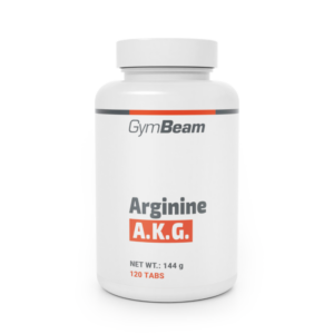 GymBeam Arginine A.K.G 120 tab. bez príchute odhadovaná cena: 4.95 EUR