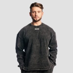 GymBeam Mikina Aura Jumper Washed Black  S odhadovaná cena: 30.95 EUR