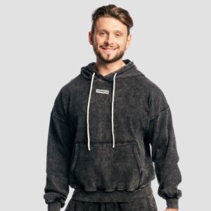 GymBeam Mikina Aura Hoodie Washed Black  S odhadovaná cena: 26.5 EUR