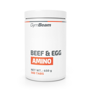 GymBeam Beef&Egg 500 tab. bez príchute odhadovaná cena: 13.5 EUR