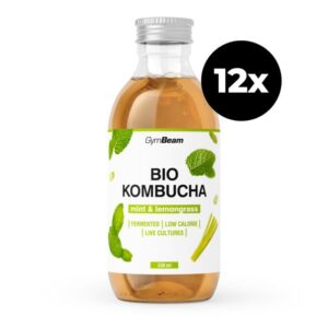 GymBeam BIO Kombucha 12 x 330 ml mäta & citrónová tráva odhadovaná cena: 15.95 EUR