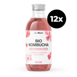 GymBeam BIO Kombucha 12 x 330 ml malina & ibištek odhadovaná cena: 15.95 EUR