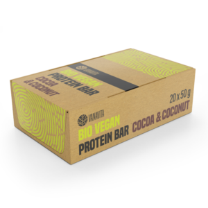 VanaVita Proteínová tyčinka BIO Vegan Bar kakao a kokos odhadovaná cena: 39.9 EUR