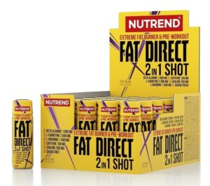 Fat Direct Shot (spaľovač plus pumpa) – Nutrend 20 x 60 ml. odhadovaná cena: 36,90 EUR