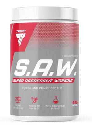 S.A.W. Powder – Trec Nutrition 400 g Cherry+Grapefruit odhadovaná cena: 28,90 EUR