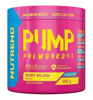 Pump (bez kofeínu) – Nutrend 225 g Berry Splash odhadovaná cena: 20,90 EUR