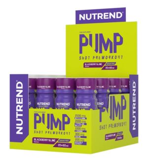 Pump Shot – Nutrend 20 x 60 ml. Blackberry+Lime odhadovaná cena: 33,90 EUR
